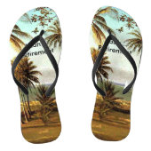 Aaah...Retirement, Florida Scene Teenslippers (Voetbed)