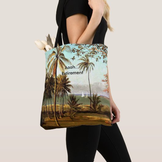 Aaah.. Retirement, Florida Scene, Tote Bag (Dichtbij)