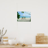 Aaah retirement...relaxing at the beach poster (Keuken)