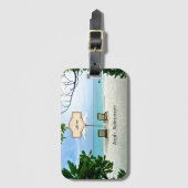 Aaah...sjabloon voor pensionering bagagelabel (Voorkant (verticaal))