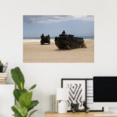 AAAV7A1 Amfibische motorvoertuigen Poster (Thuiskantoor)