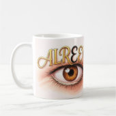 Aabische gazelle. hert koffiemok (Links)