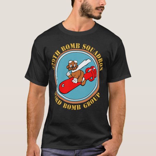 AAC - 329th Bomb Squadron, 93rd Bomb Group - WWII T-shirt (Voorkant)