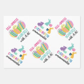 AAC bewustzijn Paashaas en eierwikkelpapier Inpakpapier Vel (Voorkant 3)