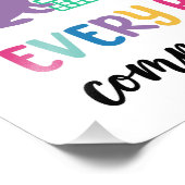 AAC Paashaas 'Elk konijn communiceert' poster (Hoek)