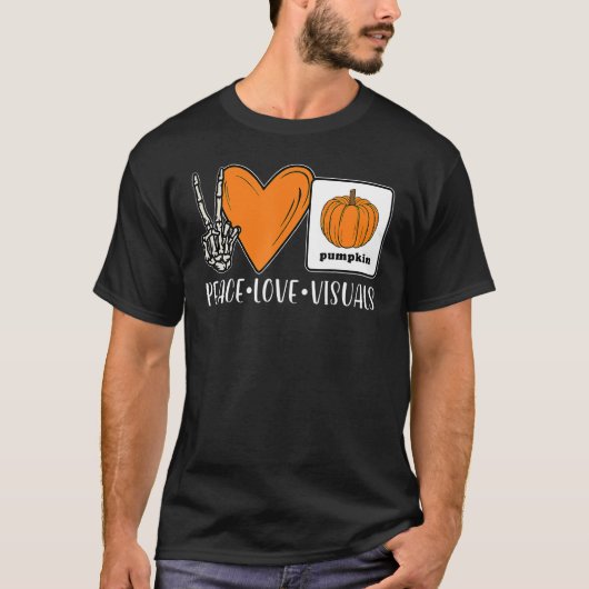 Aac Speech Therapy Slpa Group Halloween Aac Fall D T-shirt (Voorkant)