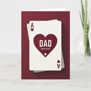 Aace Papa Vaderdag Hart Kaart