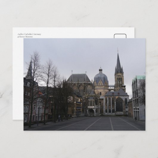 Aachen Cathedral, Duitsland Briefkaart (Voorkant / Achterkant)