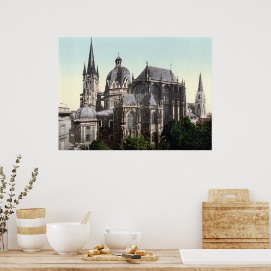 Aachen Cathedral Poster (Keuken)