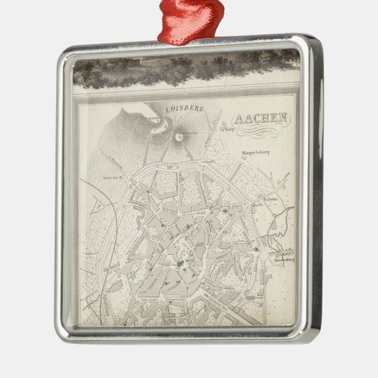 Aachen, Duitsland Metalen Ornament (Links)