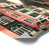 Aachen Duitsland Poster Kunstprint, Stad Retro Vin (Hoek)