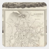 Aachen, Duitsland Vierkante Sticker (Voorkant)
