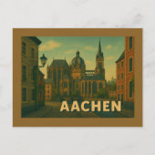 Aachen Germany City Art Briefkaart (Voorkant)