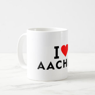 Aachen Germany love city heart like travel Koffiemok
