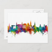 Aachen Germany Skyline Briefkaart (Voorkant / Achterkant)
