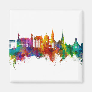 Aachen Germany Skyline Magneet