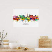 Aachen Germany Skyline Poster (Keuken)