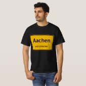 Aachen Herren Männer T-Shirt Tshirt Shirt (Voorkant volledig)