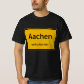 Aachen Herren Männer T-Shirt Tshirt Shirt (Voorkant)