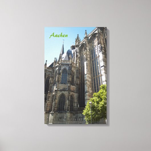 Aachen Ingepakt Canvas Afdruk (Voorkant)
