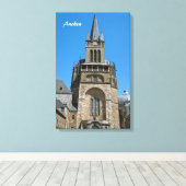 Aachen Ingepakt Canvas Afdruk (Insitu (Houten vloer))