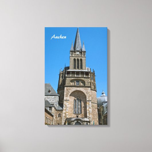 Aachen omwikkeld doek canvas afdruk (Voorkant)