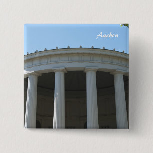 Aachen Speld Vierkante Button 5,1 Cm