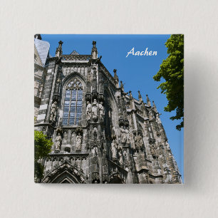 Aachse knopen vierkante button 5,1 cm