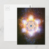 "Aad Guray Name"-Protect Mantra-Merkaba Briefkaart (Voorkant / Achterkant)