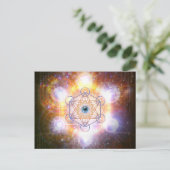 "Aad Guray Name"-Protect Mantra-Merkaba Briefkaart (Staand voorkant)