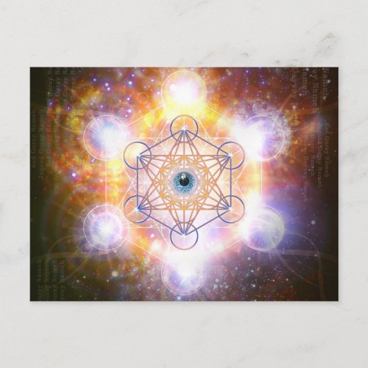 "Aad Guray Name"-Protect Mantra-Merkaba Briefkaart (Voorkant)