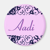 Aadi Designer Name Magnet (Voorkant)