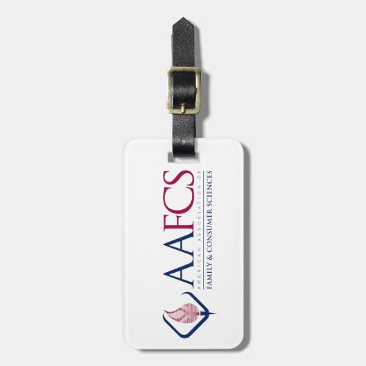 AAFCS-Bagagelabel Bagagelabel (Voorkant verticaal)