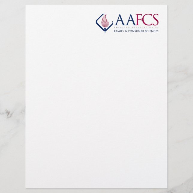 AAFCS Letterhead Briefhoofd (Voorkant)