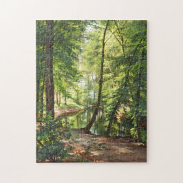 Aagaard Forest Stream Landscape Painting Legpuzzel