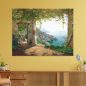 Aagaard Loggia Amalfi Italy Painting Canvas Afdruk (Insitu (Woonkamer))