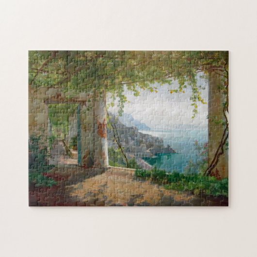 Aagaard Loggia Amalfi Italy Painting Legpuzzel (Horizontaal)