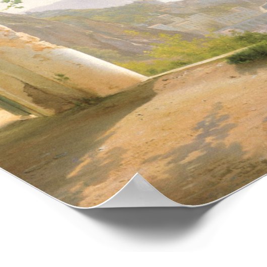 Aagaard Loggia Amalfi Italy Painting Poster (Hoek)