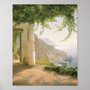 Aagaard Loggia Amalfi Italy Painting Poster