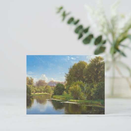 Aagaard Stream Landscape Painting Briefkaart (Staand voorkant)