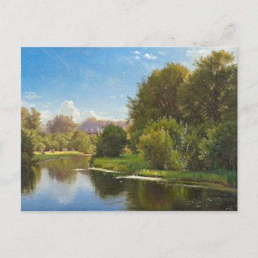 Aagaard Stream Landscape Painting Briefkaart (Voorkant)