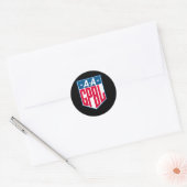 AAGPBL All American Professional Baseball League Ronde Sticker (Envelop)