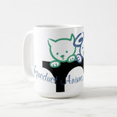 AAH Dog Cat Cursive Koffiemok (Voorkant links)