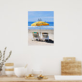 Aah...pensioen, een dag aan het strand poster (Keuken)