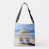 Aah...Retirement, een dag op het strand Crossbody Tas (Voorkant)