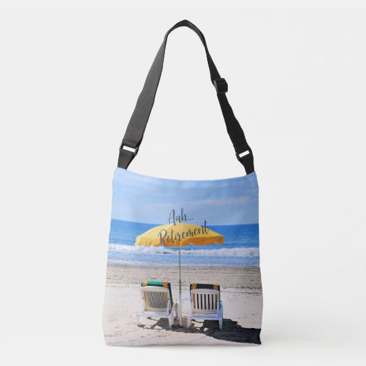Aah...Retirement, een dag op het strand Crossbody Tas (Voorkant)