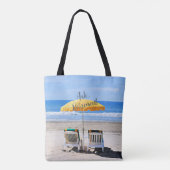 Aah...Retirement, een dag op het strand Tote Bag (Achterkant)