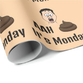 AAh S&%# Het is maandag Inpakpapier (Rol Hoek)