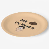 AAh S &%# Het is maandag papier Bord (Gekanteld)