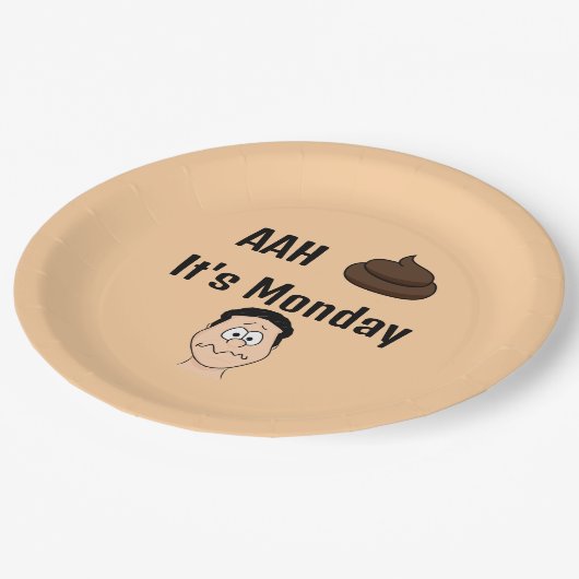 AAh S &%# Het is maandag papier Bord (Gekanteld)
